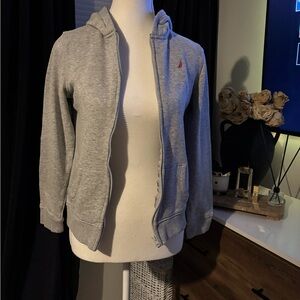 Nautica Kids Gray Zip-Up Hoodie